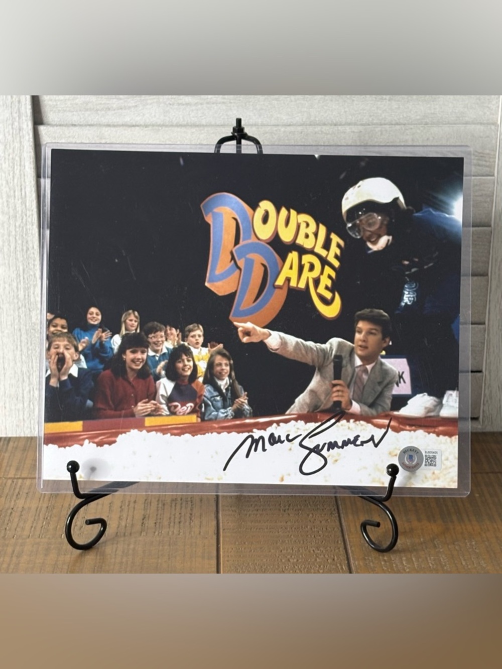Marc Summers Signed Double Dare Photo 8x10 - Beckett Authenticated